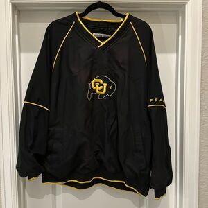 CU Buffs Vneck pullover sweatshirt, excellent condition